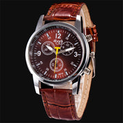 Three-eye casual male and female students quartz watch