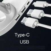 Wireless Charger For iPhone Fast Charger For Phone Fast Charging Pad with 6 in 1 Dock Station charging iPhone, Apple Watch, and AirPods simultaneously.
