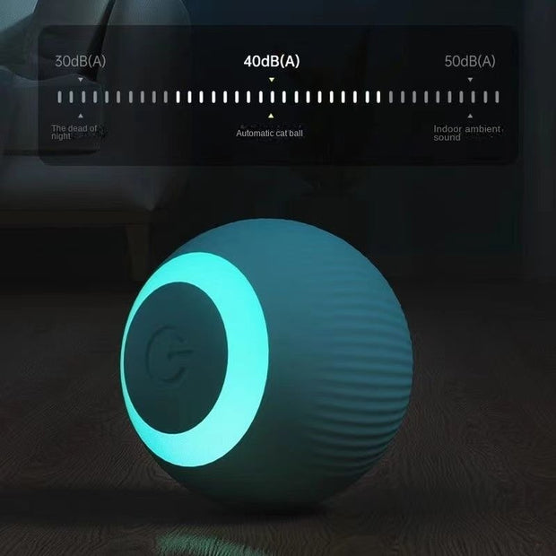 Electric Cat Toy Smart Rolling Ball Bite-resistant Fun Cat Toy Self-hi Boring Ball Artifact Dust-free Pet Supplies
