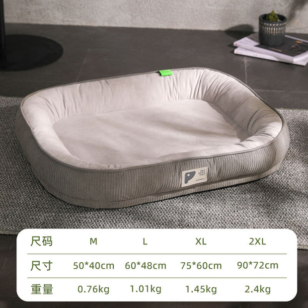 Four Seasons Universal Pet Nest Oval Cat Nest Dog Nest Cat Bed Plush Nest Bite-resistant Non-stick Hair Pet Supplies Dog Mat