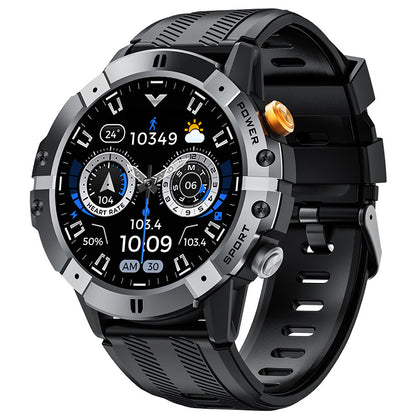 New C29 Bluetooth Call Smart Watch Outdoor Three-proof Blood Pressure Sports 1.52inch Round Screen Men&#039;s Watch