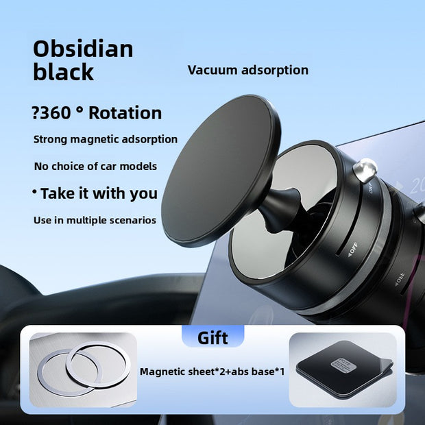 Vacuum Magnetic Mobile Phone Holder with octopus bionic suction cup for strong grip on smooth surfaces like glass, tile, and metal. Ideal for hands-free use.